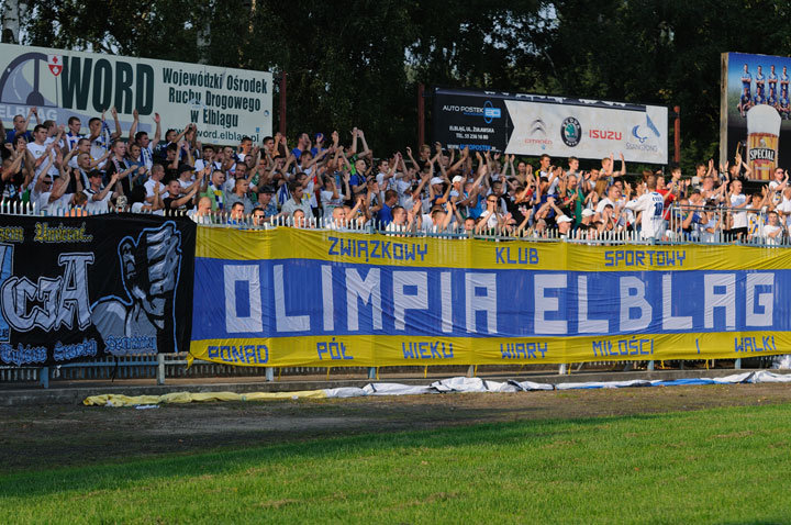 Elbląg, Kibice Olimpii zatrzymani przez policję Elbląg, Kibice Olimpii zatrzymani przez policję
