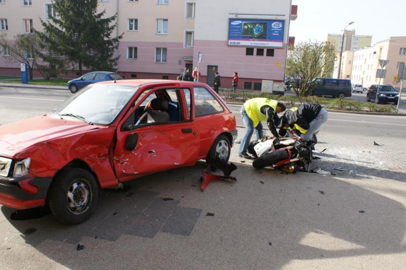 Elbląg, Motocykliści mają mniejsze szanse na bezurazowe wyjście z kolizji niż kierowcy aut