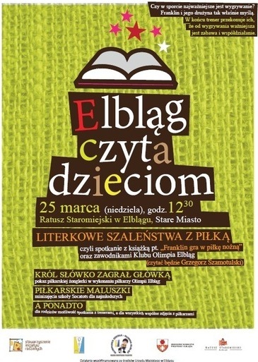 Elbląg, Szamotulski poczyta dzieciom Elbląg, Szamotulski poczyta dzieciom