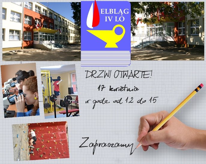 Elbląg, IV LO zaprasza