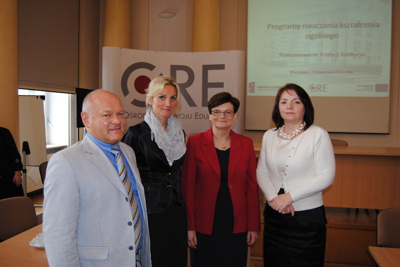 Elbląg, Krzysztof Błaszczak, Magdalena Jankun, minister Krystyna Szumilas i Marlena Derlukiewicz.