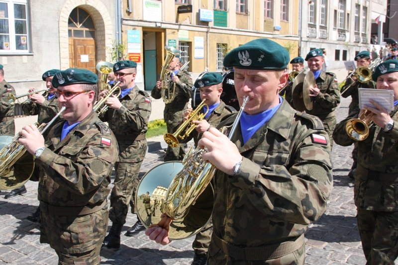 Elbląg, Orkiestra garnizonowa uświetnia obchody miejskich uroczystości