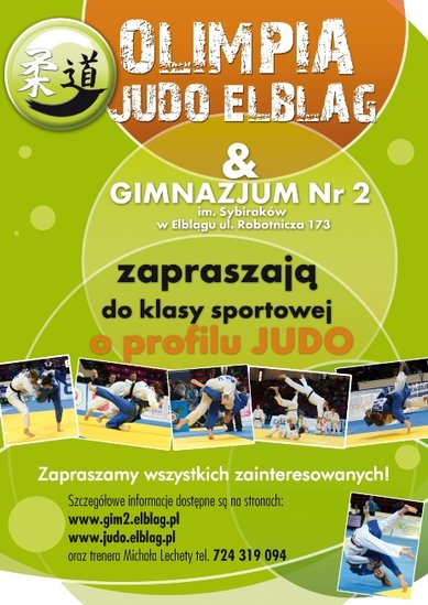 Elbląg, Judo w gimnazjum Elbląg, Judo w gimnazjum