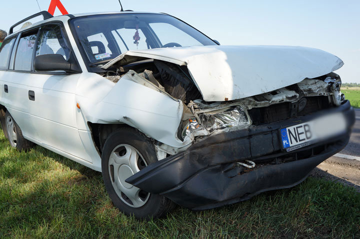 Elbląg, Wypadek przed Jegłownikiem: jedna osoba ranna