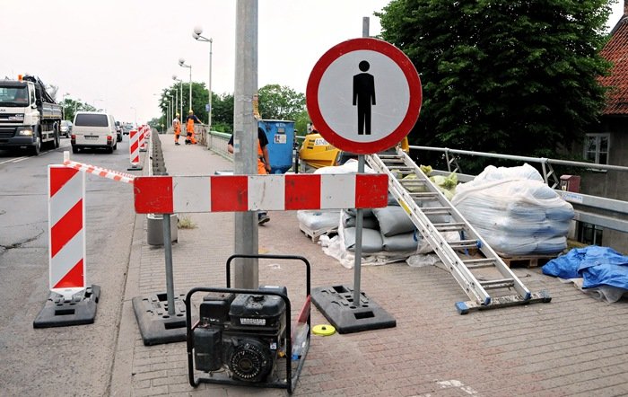 Elbląg, Rozpoczął się remont mostu Elbląg, Rozpoczął się remont mostu