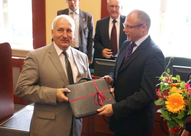 Elbląg, Marszałek wita nowego wicemarszałka Elbląg, Marszałek wita nowego wicemarszałka