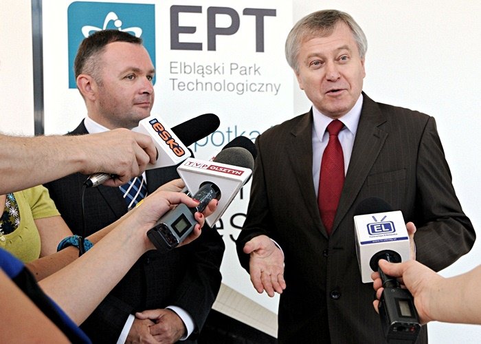 Elbląg, Prezydent Grzegorz Nowaczyk i konsul Zbigniew Świerczyński