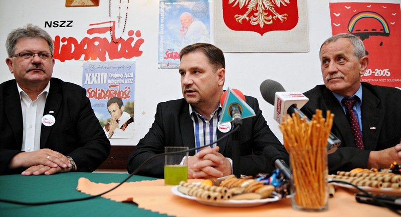 Elbląg, Przewodniczący Solidarności Piotr Duda: - Władza ma społeczeństwu służyć i my o tym nie zapominamy Elbląg, Przewodniczący Solidarności Piotr Duda: - Władza ma społeczeństwu służyć i my o tym nie zapominamy