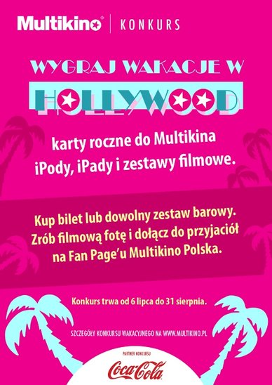 Elbląg, Wygraj w Multikinie hollywoodzkie wakacje