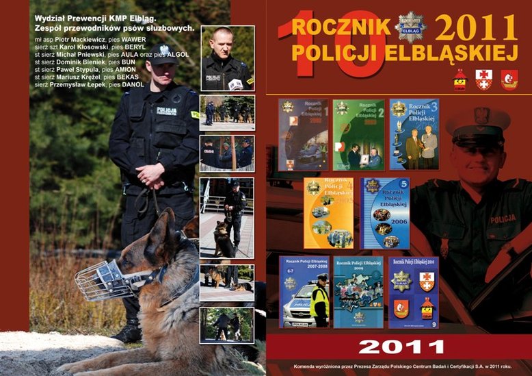 Elbląg, Jubileuszowy Rocznik Policji Elbląskiej