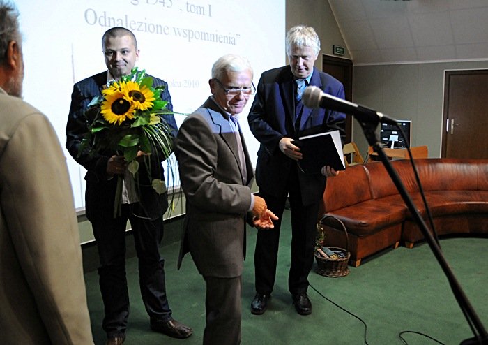 Elbląg, Od lewej: Marcin Jurzysta, Stanisław Puchalski oraz Lech Brywczyński.