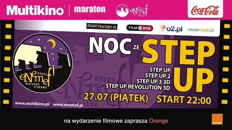 Elbląg, Wygraj zaproszenie na ENEMEF: Noc Step Up Elbląg, Wygraj zaproszenie na ENEMEF: Noc Step Up