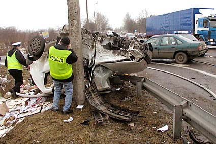 Elbląg, Do tego wypadku doszło u zbiegu ul. Żuławskiej i "siódemki"