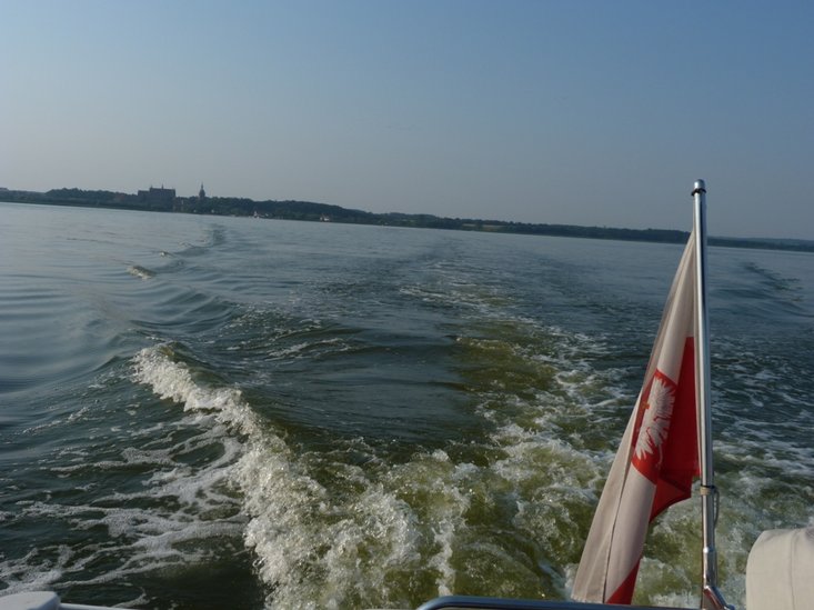 Elbląg, Polskie łodzie motorowe wypłynęły wczoraj z Fromborka do Kłajpedy Elbląg, Polskie łodzie motorowe wypłynęły wczoraj z Fromborka do Kłajpedy