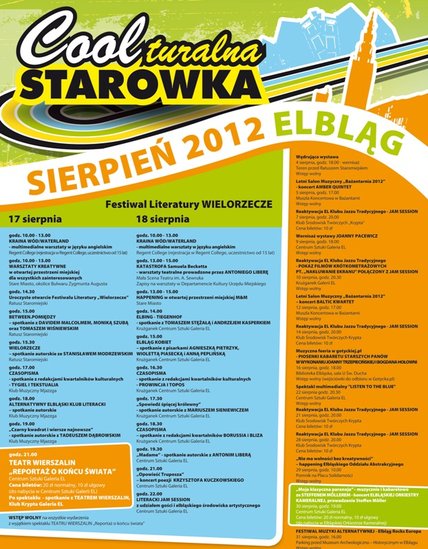 Elbląg, Coolturalna Starówka w sierpniu Elbląg, Coolturalna Starówka w sierpniu