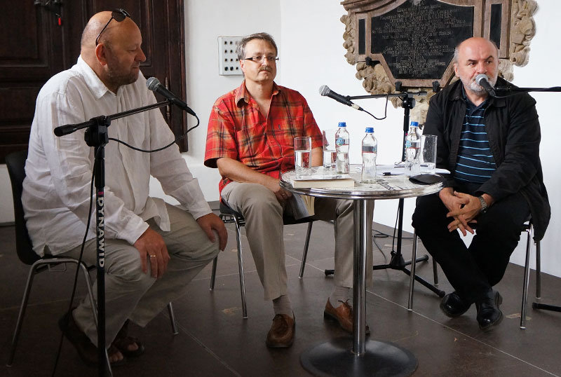 Elbląg, Od lewej: Leszek Sarnowski (dyrektor Departamentu Kultury UM w Elblągu), Tomasz Stężała oraz Andrzej Kasperek