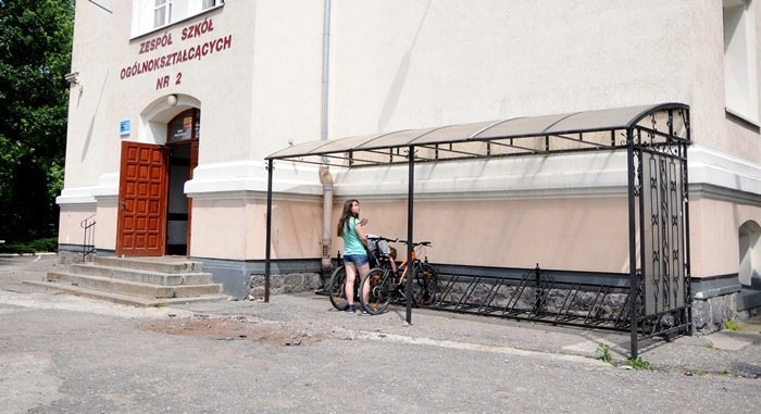 Elbląg, Do szkoły najlepiej rowerem.... Elbląg, Do szkoły najlepiej rowerem....