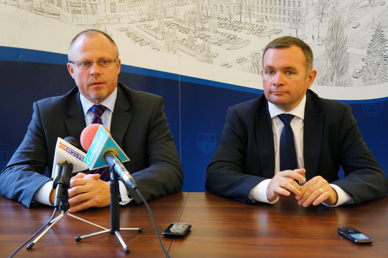 Elbląg, Marszałek Jacek Protas i prezydent Elblaga Grzegorz Nowaczyk rozmawiali dziś o pieniądzach, głównie unijnych