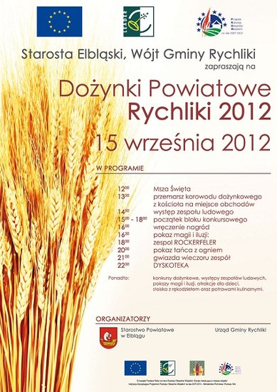 Elbląg, Dożynki Powiatowe Rychliki 2012 Elbląg, Dożynki Powiatowe Rychliki 2012