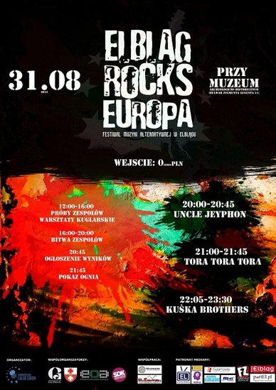 Elbląg, Elbląg Rocks Europa już w piątek Elbląg, Elbląg Rocks Europa już w piątek