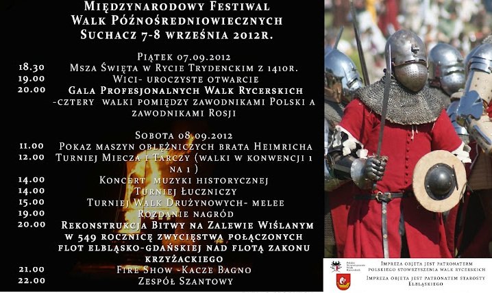 Elbląg, Inscenizacja bitwy morskiej w Suchaczu Elbląg, Inscenizacja bitwy morskiej w Suchaczu