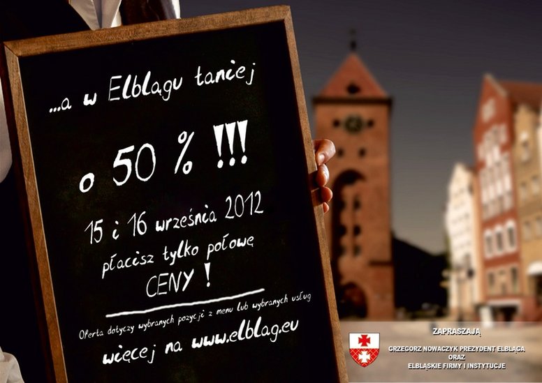 Elbląg, Elbląg za pół ceny