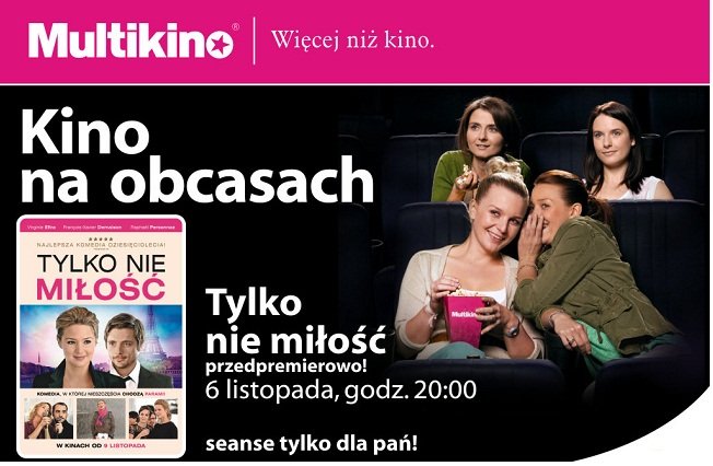 Elbląg, Kino na Obcasach: Tylko nie miłość