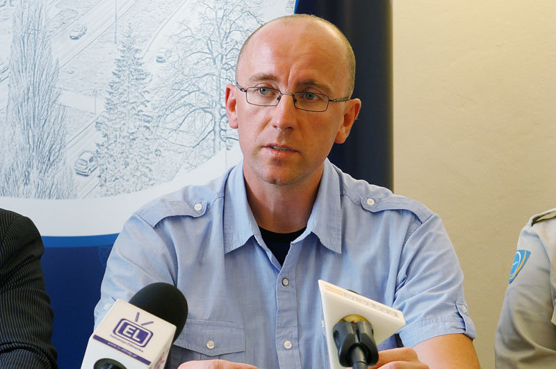 Elbląg, Marek Kamm, elbląski oficer rowerowy Elbląg, Marek Kamm, elbląski oficer rowerowy