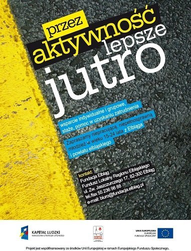 Zgłoś się do projektu „Przez aktywność – lepsze jutro”