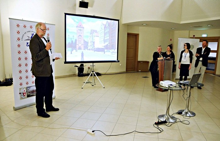 Elbląg, Architekci podczas prezentacji Elbląg, Architekci podczas prezentacji