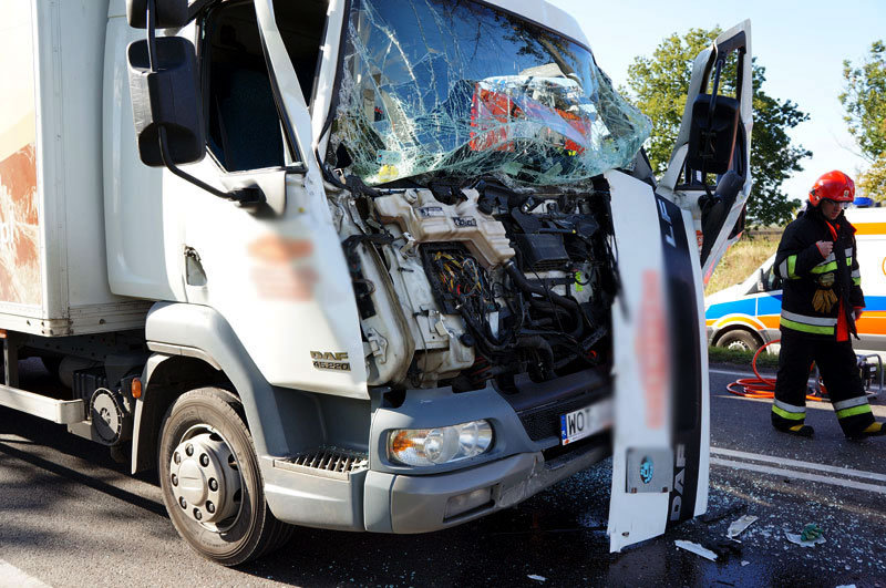 Elbląg, Wypadek w Jegłowniku: jedna osoba ranna