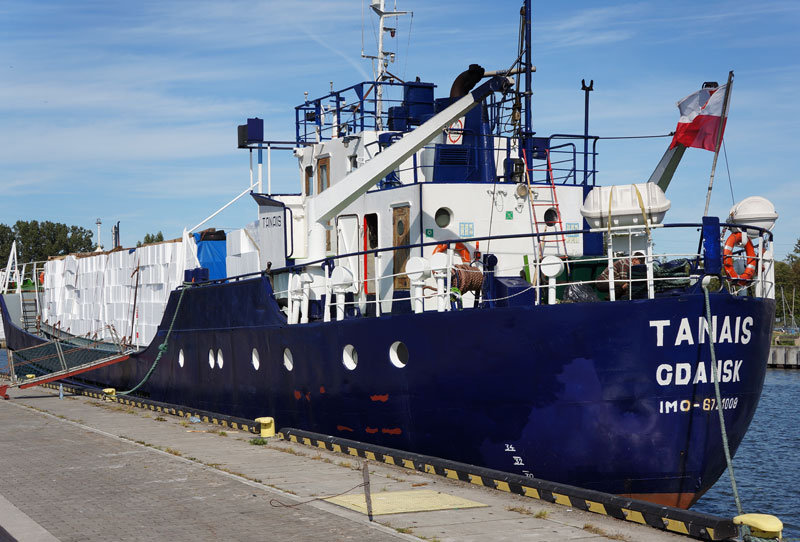 Elbląg, „Tanais” pływa z Elbląga zarówno do portów Europy Zachodniej, jak i obwodu kaliningradzkiego Elbląg, „Tanais” pływa z Elbląga zarówno do portów Europy Zachodniej, jak i obwodu kaliningradzkiego