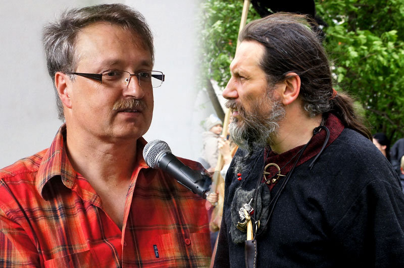 Elbląg, Tomasz Stężała (po lewej) oraz Wojciech Ławrynowicz
