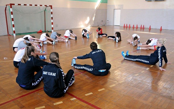 Elbląg, Zawodniczki Startu trenowały razem z gimnazjalistkami Elbląg, Zawodniczki Startu trenowały razem z gimnazjalistkami