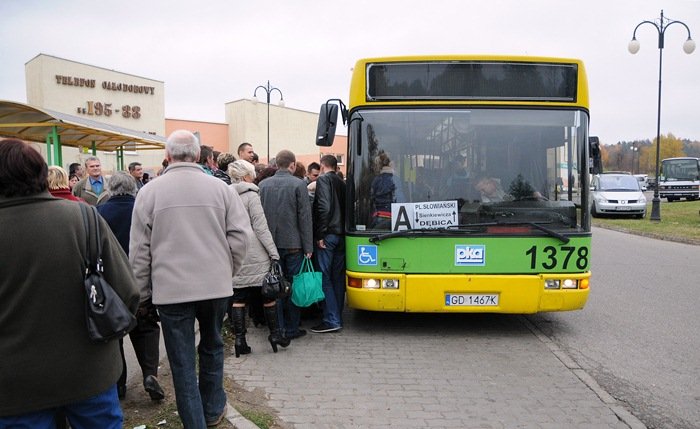 Elbląg, Komunikacja miejska we Wszystkich Świętych Elbląg, Komunikacja miejska we Wszystkich Świętych