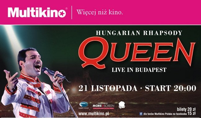 Elbląg, Koncert Queen na ekranie Multikina