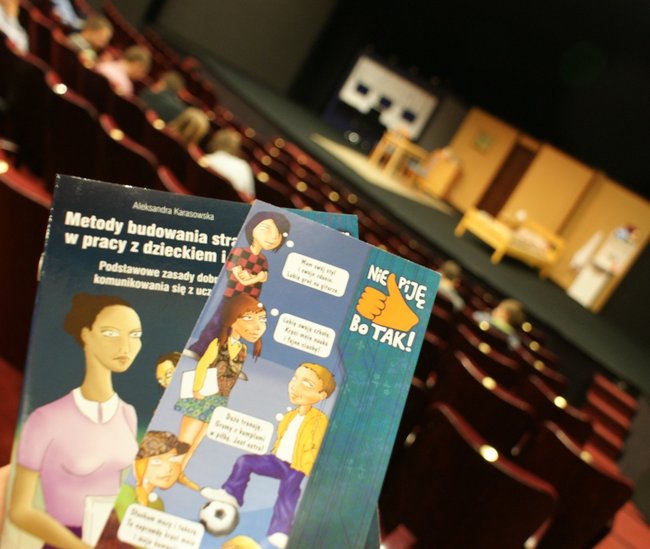 Elbląg, Po spektaklu policjanci rozdawać będa ulotki informujące o zagrożeniach