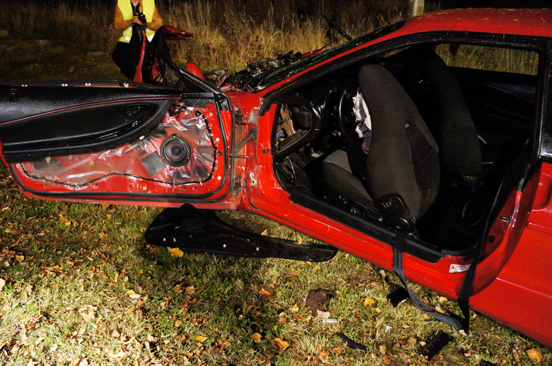 Elbląg, Wypadek na Łęczyckiej: cztery osoby ranne