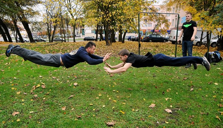 Elbląg, Grupa podczas treningu