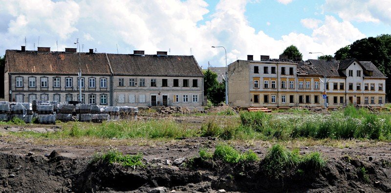Elbląg, Rozbiórki przy Browarnej Elbląg, Rozbiórki przy Browarnej