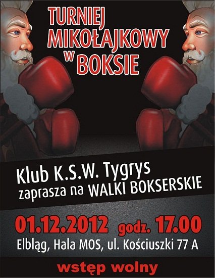 Elbląg, Mikołajkowy Turniej Bokserski Elbląg, Mikołajkowy Turniej Bokserski
