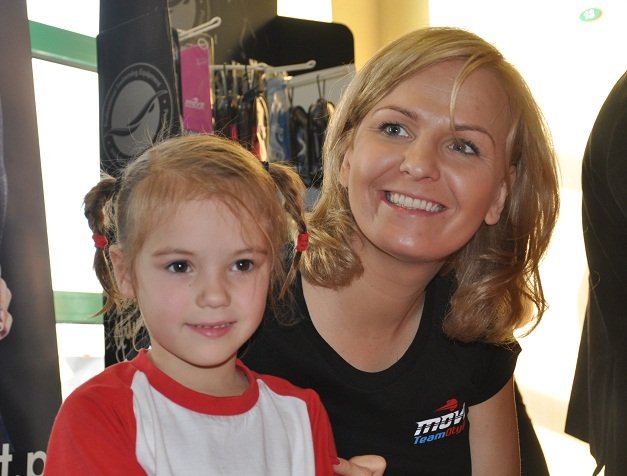 Elbląg, Na zdjęciu dwie Otylie: Otylia Jędrzejczak i nasza zawodniczka Otylia Wojtaś rocznik 2007, Elbląg, Na zdjęciu dwie Otylie: Otylia Jędrzejczak i nasza zawodniczka Otylia Wojtaś rocznik 2007,
