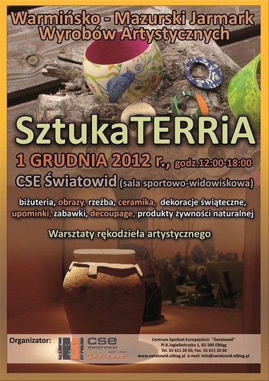 Artystyczne wyroby na jarmarku