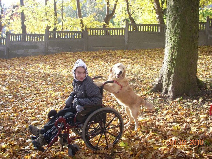 Elbląg, Tomek i jego przyjeciel Zeus