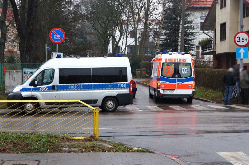 Elbląg, Potrącenie rowerzystki na pasach