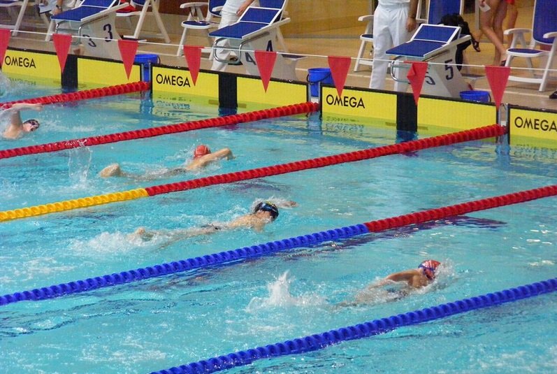 Elbląg, Worek medali dla młodych elbląskich pływaków Elbląg, Worek medali dla młodych elbląskich pływaków