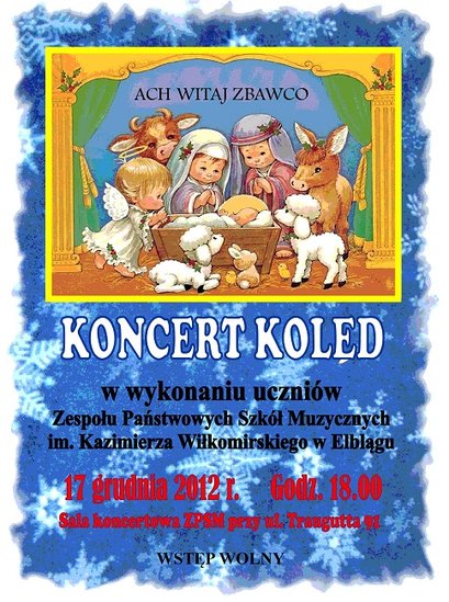 Elbląg, Kolędowanie w szkole muzycznej Elbląg, Kolędowanie w szkole muzycznej