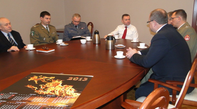 Elbląg, Dziś prezydent Elbląga spotkał się z przedstawicielami służb mundurowych