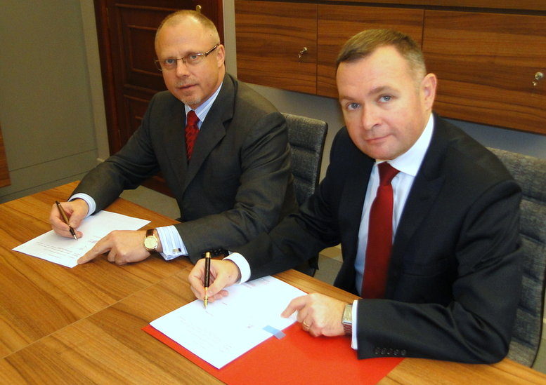 Elbląg, Grzegorz Nowaczyk, prezydent Elbląga i Jacek Protas, marszałek województwa warmińsko-mazurskiego Elbląg, Grzegorz Nowaczyk, prezydent Elbląga i Jacek Protas, marszałek województwa warmińsko-mazurskiego