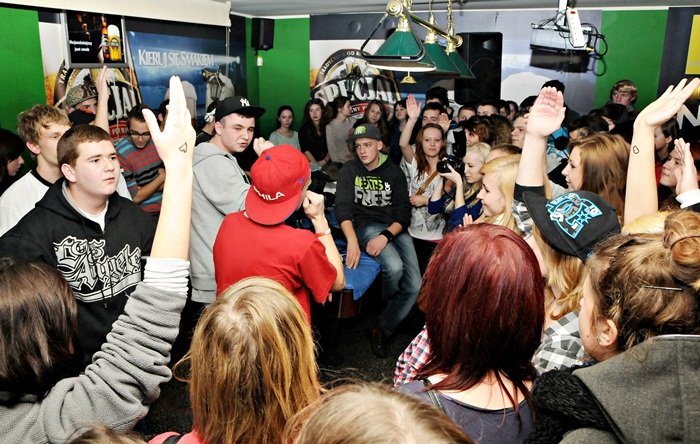Elbląg, Sale lokalu były wypełnione po brzegi fanami hip hopu